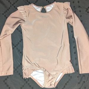 Jamie Kay Lily Swimsuit one piece with long sleeves in Clay size 5.